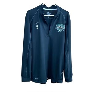 Nike Dri Fit Michigan Jaguars Soccer (#5) Long Sleeve Shirt